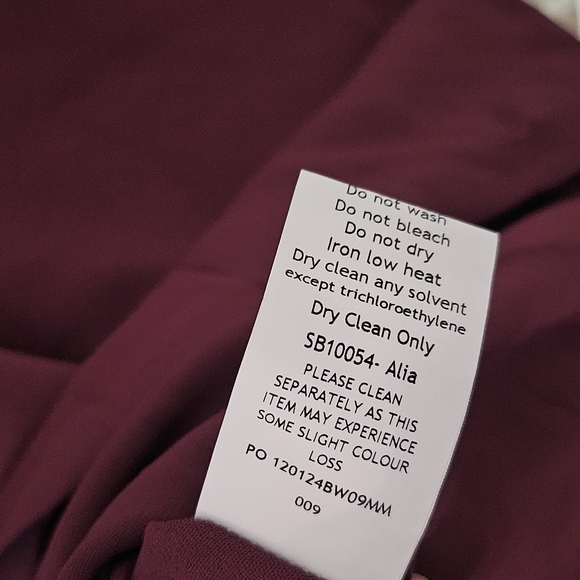 HOUSE OF CB 'Alia' Mulberry Mini Dress - Picture 4 of 6